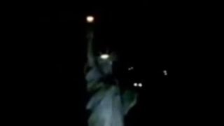 AMAZING UFO ACTION AT THE STATUE OF LIBERTY