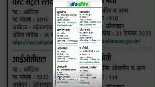 Govt. Job information 2024#shortsvideo