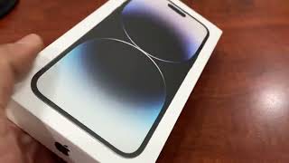 Unboxing iPhone 14 pro max gray color