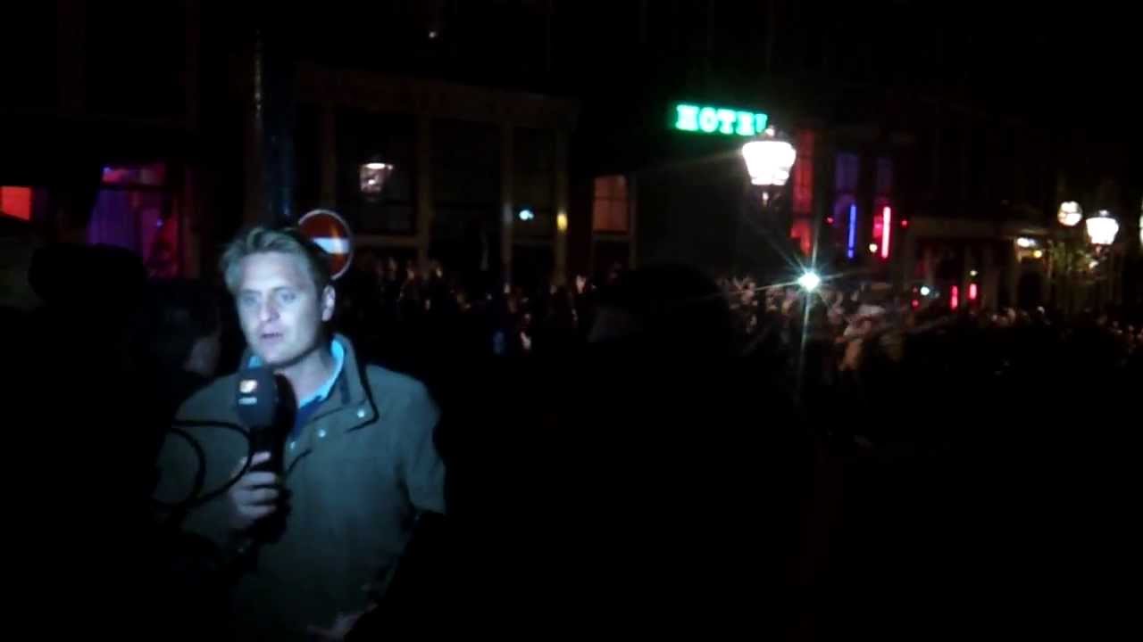 Chelsea vs Benfica fans in Amsterdam