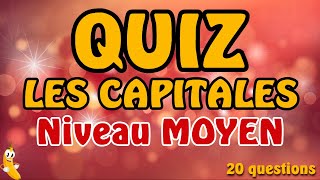 Quiz CAPITALES DU MONDE niveau Moyen (20 questions) screenshot 3