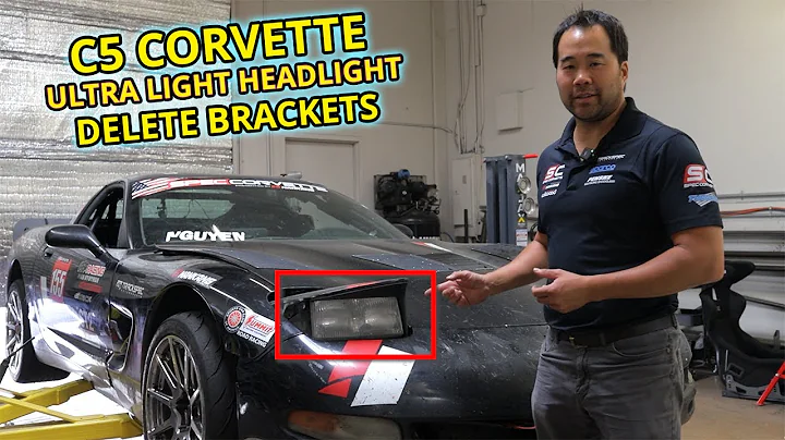 C5 Corvette Ultra Light Headlight Delete Brackets