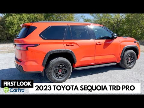 GCD 2023 トヨタ・セコイア　TRD PRO(ソーラー・オクタン・オレンジ 2023 Toyota Sequoia TRD Pro Review & Test Drive | Automotive