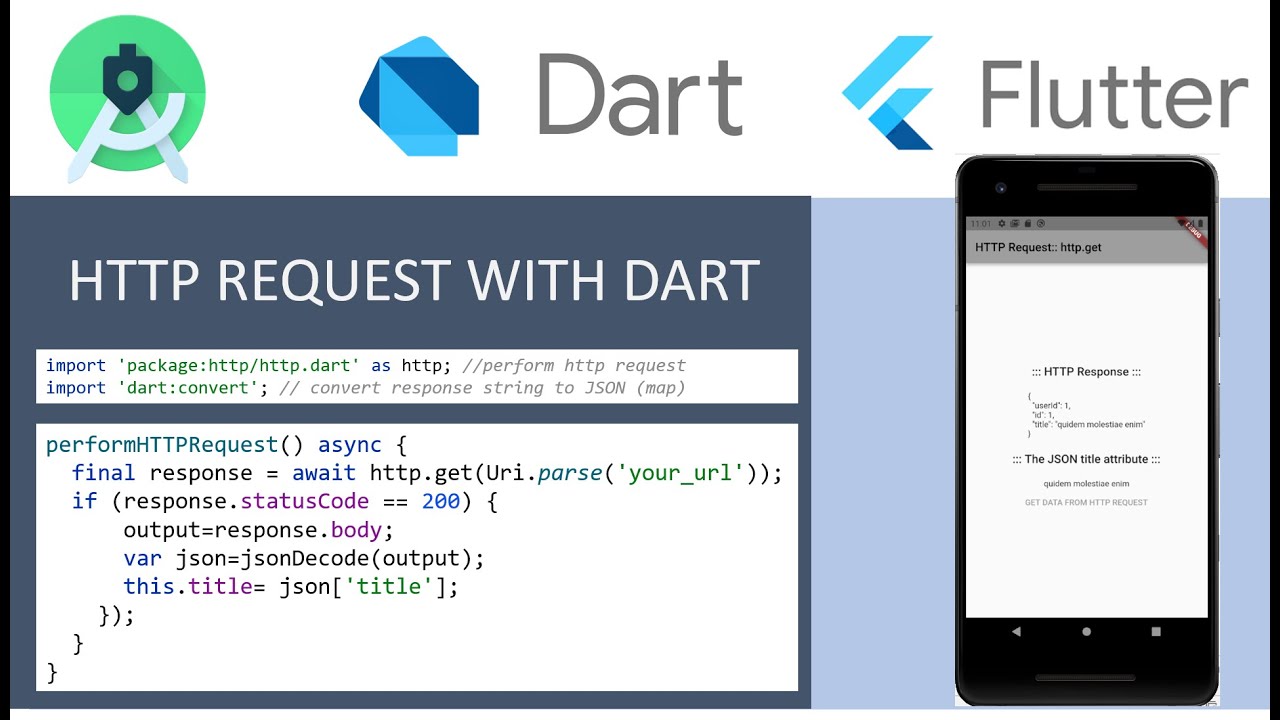 Performing HTTP Requests DART - YouTube