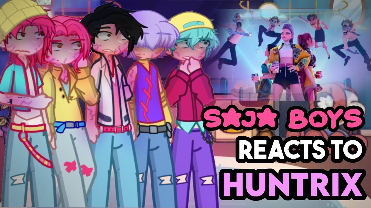 SAJA BOYS react to HUNTRIX | PART 1 | 2k likes for part 2!