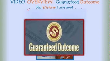 Guaranteed Outcome By Victor Lambert – RISKY?  Overview/Binary Options-Tips to Avoid Risk