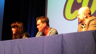 Eve Myles and Gareth David-Lloyd Torchwood Q&A at Wales Comic Con 2014