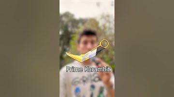 I Made a Prime Karambit knife from Valorant