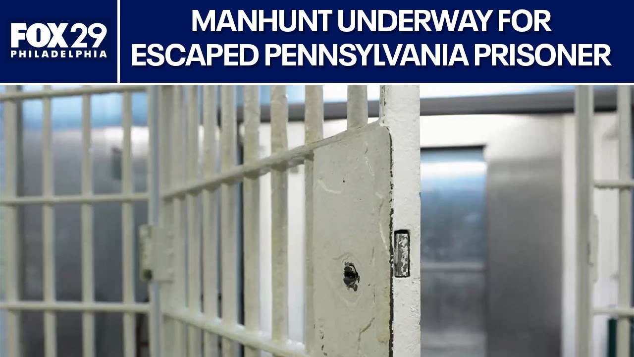 LIVE: Prisoner escapes in Delaware County | FOX 29 News Philadelphia ...