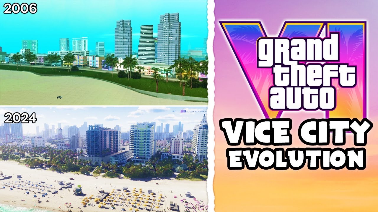 Vice City 2006 Vs Vice City 2024 A GTA VI Comparison Evolution 
