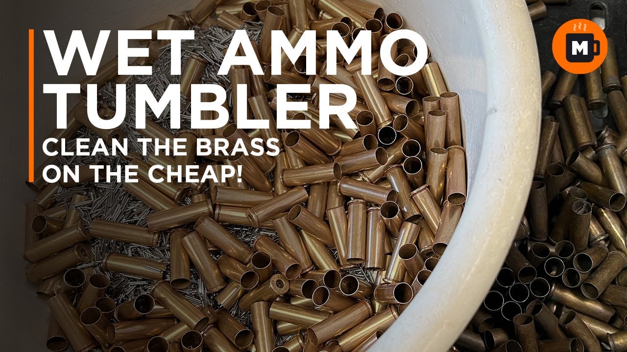 The Absolute CHEAPEST Way To Wet Tumble Brass For Reloading 