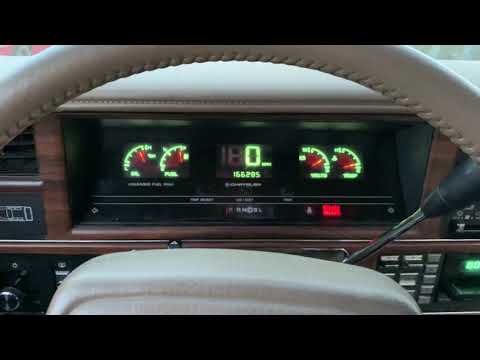 1991 Chrysler New Yorker Digital Cluster Swap
