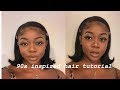 90s inspired Hair tutorial Ft Sunber hair company (easy short hairstyle)