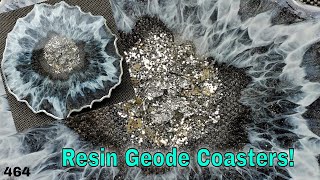 Resin Geode Coaster Tutorial the EASY Way