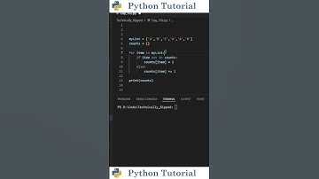 Count Items in a List the Pythonic Way | Python Tutorial