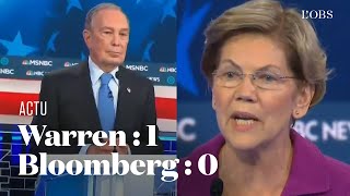 Elizabeth Warren se paye Michael Bloomberg pendant le débat démocrate