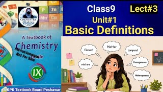 Basic Definitions|Chemistry Class 9|Unit 1| Lecture 4|KPK Board