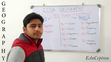 ICSE 2018 Geography Question Paper Pattern