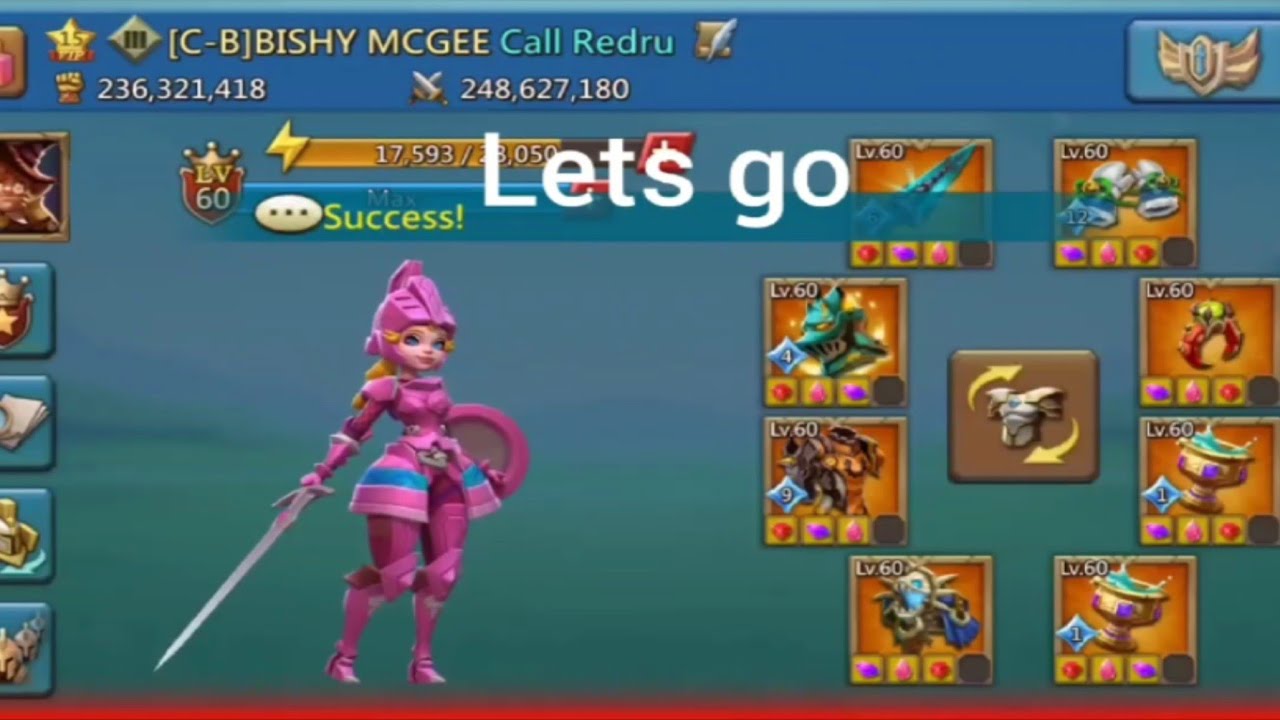 Lords Mobile ~ KVK Full Mythic Solo Trap Takes 2 X Rescue Rallies - YouTube