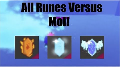 ALL Runes vs MOI RPG SIM