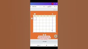 If you create table cells for your digital planner calendars in Canva, this tip is a game changer