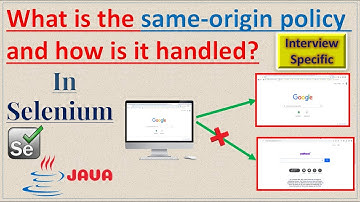 What is the same-origin policy and how is it handled? | Pradeep Nailwal