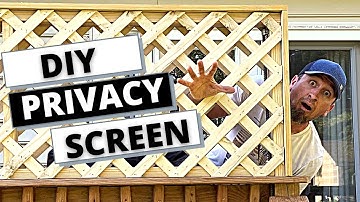 DIY Privacy Screen For Your Deck