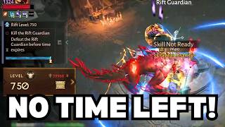 Challenge Rift 750 FIRST CLEAR!! No Ancient Items. Almost FAILED This! [Diablo Immortal]