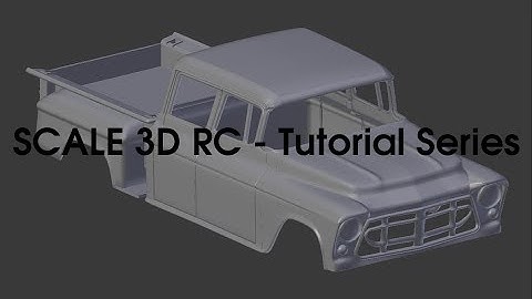 Scale 3D RC - 03 Import STL Files - Tutorial Series, Getting started with Blender