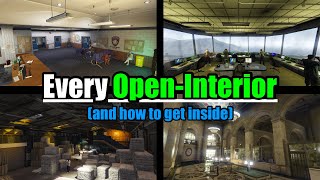 Every Open-Interior in GTA Online (and how to get inside)