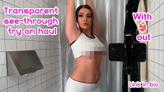 [NEW] Transparent underwear and clothing | Transparent, clothing | Changing in the fitting room.