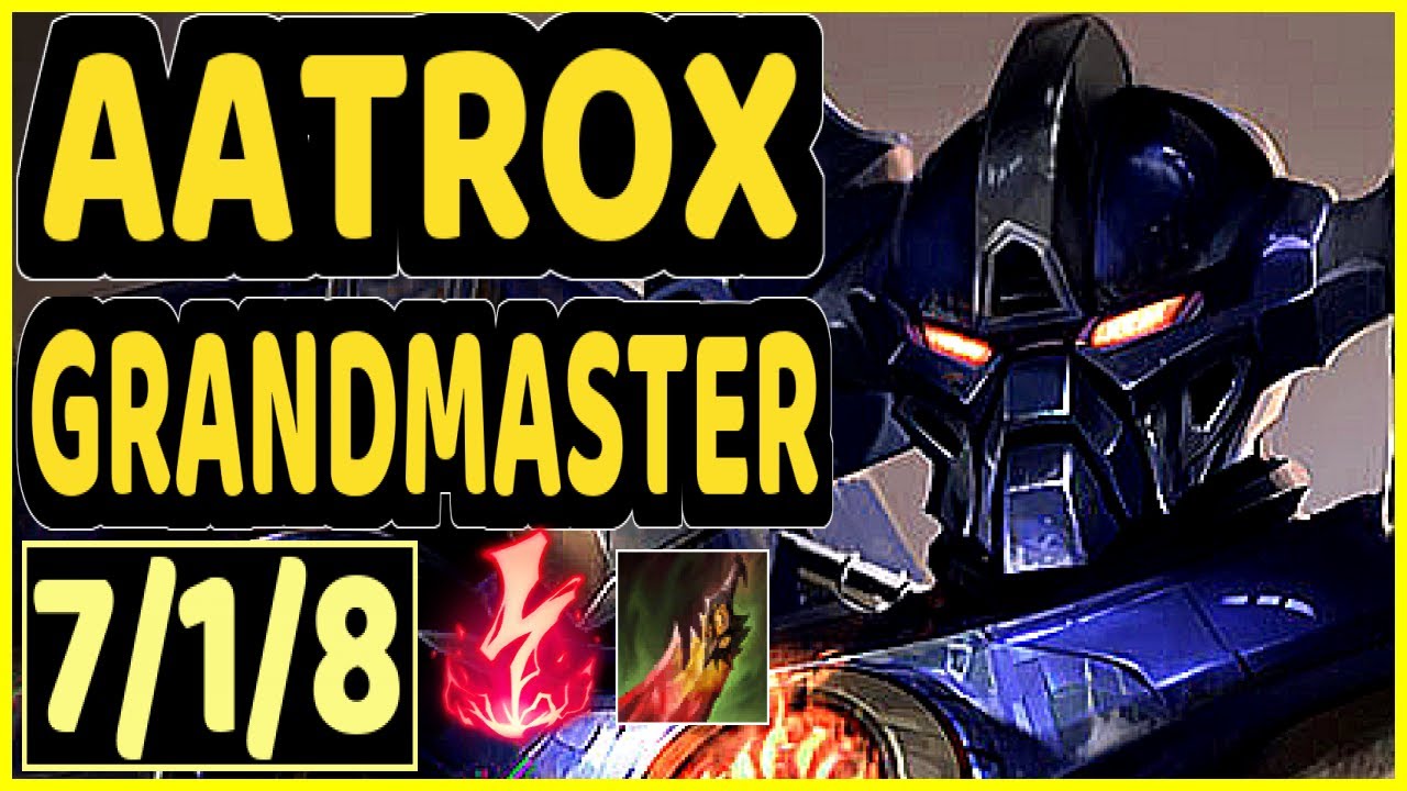 KIRA (AATROX) vs EKKO - 7/1/8 KDA TOP GAMEPLAY - EUW Ranked GRANDMASTER