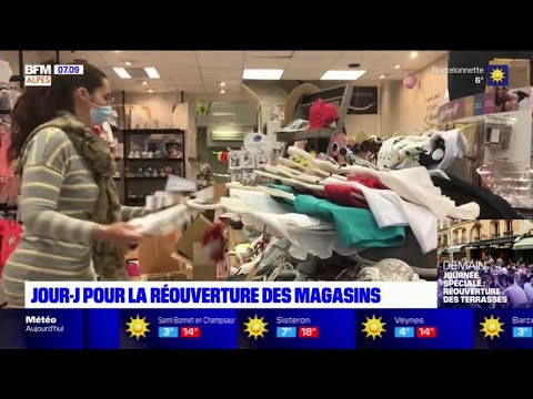 Digne-les-Bains: Jour J pour la réouverture des magasins