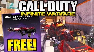 *NEW* FREE LEGENDARY GUN IN INFINITE WARFARE! NUKE VARIANT LEGENDARY KBAR 32 - IGLOO BUSTER!