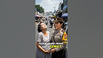 VIRAL! Ibu Hamil Hampir Melahirkan di Jalan, Diselamatkan Polwan