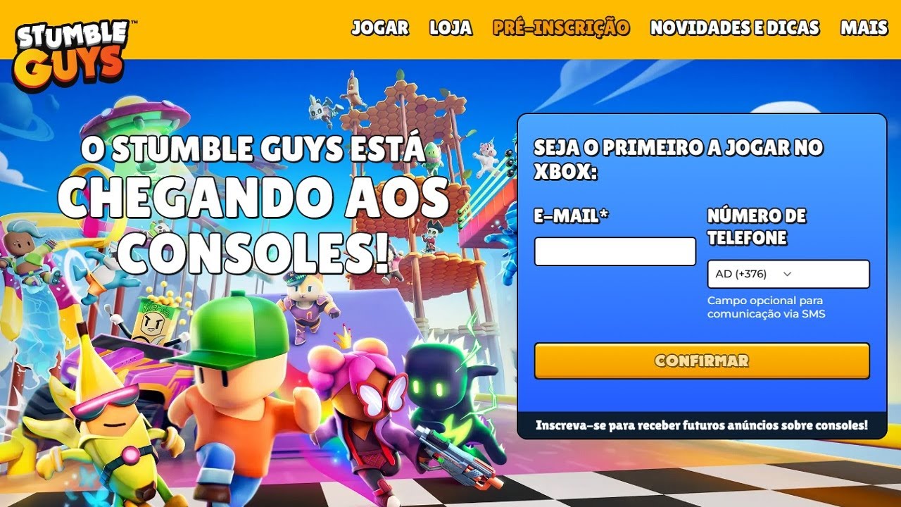 Stumble Guys está chegando ao console