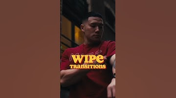 Wipe transitions made easy 💨 #filmmaking