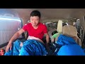 开五菱面包车进新疆，不熟悉路深夜11点才找到露营地，有点惊险呢
