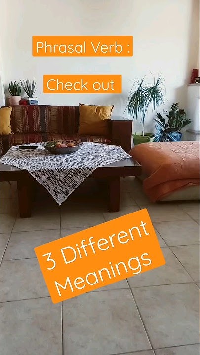 Phrasal Verb CHECK OUT : 3 Different Meanings #phrasalverbs # ...