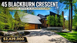45 BLACKBURN CRESCENT | $2.4M Luxury Estate in Kilworth Flats Backing Onto River & Parkland