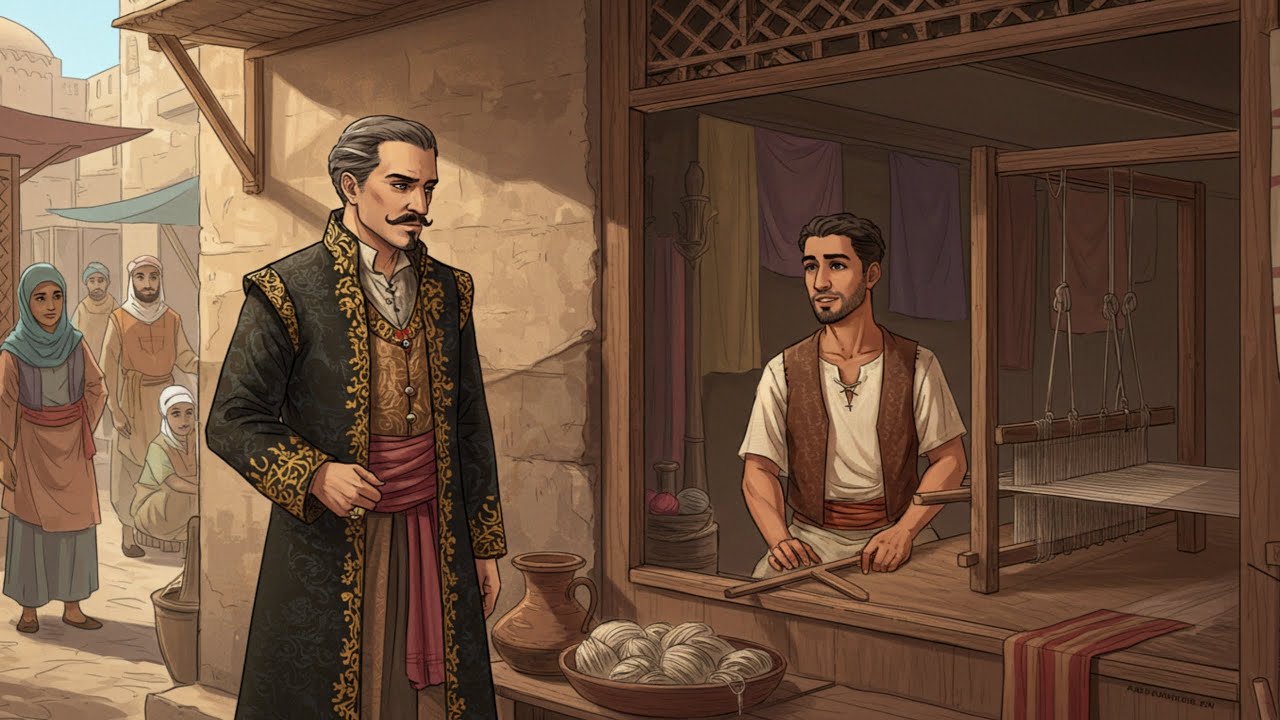 قصة الحائك الفقير الذي أنقذته حكمة بومة عجوز من مكيدة الوزير