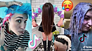 Tiktok Hair Color Dye Fails \& Hair transformation🔥 #haircolordye