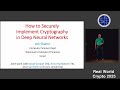 Levchin Lecture by Adi Shamir (RWC 2025)