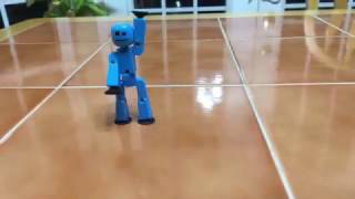 Lego and Stikot walk cycle test