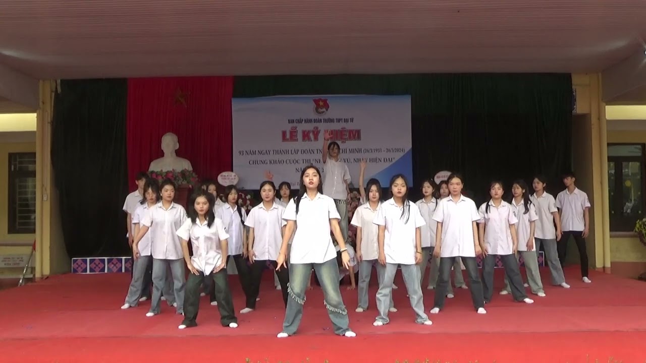 11a7 - giải nhì chung khảo cuộc thi NHẢY DÂN VŨ - NHẢY HIỆN ĐẠI năm học 2023 - 2024