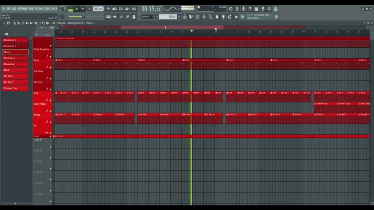 FREE FLP Rave Techno with Vocal