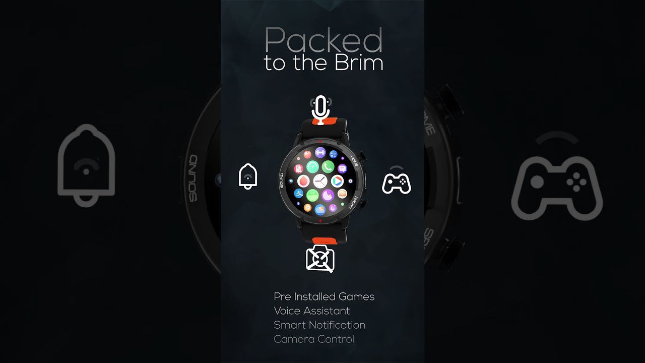 Thunder Smart Watch with Multiple Features in one Watch