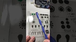 Full Directions on how to use the practice page in your dot art kit ￼ News