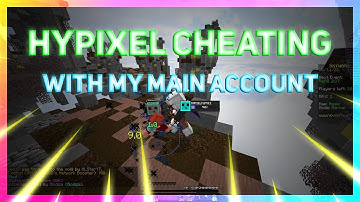 CHEATING ON HYPIXEL ON MY MAIN ACCOUNT /w Novoline Client