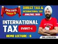 CMA FINAL | INTERNATIONAL TAX LECTURE - 1 | June 2025 | Dec 2025 | DTAA